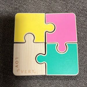 EUC LOVEVERY WOODEN PUZZLE - FOUR PIECES